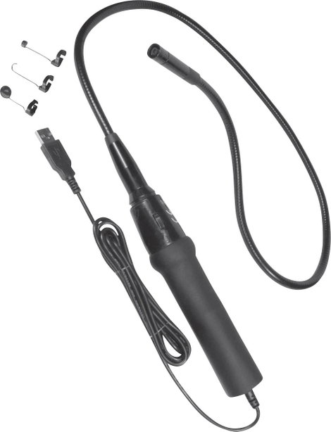 HD-s USB endoszkóp kamera, szonda hossz:88cm VOLTCRAFT BS-18HD/USB 2. kép