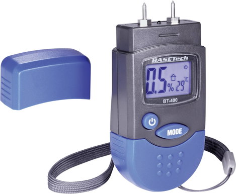 Anyagnedvesség mérő, fanedvesség és épületnedvesség mérő Basetech BT-400 2. kép