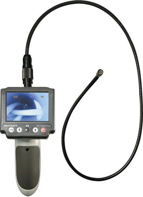 Kézi endoszkóp, levehető, vezeték nélküli LCD kijelzővel, SD kártya foglalattal, Ø 8 mm VOLTCRAFT BS
