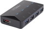 4+1 portos USB hub, gyorstöltő porttal, LED-es, Renkforce 4. bélyegkép