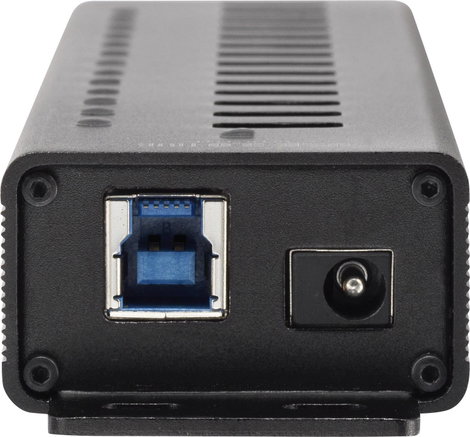 13+1 portos USB hub, alumínium, gyorstöltővel, falra szerelhető, Renkforce RF-3897144 3. kép