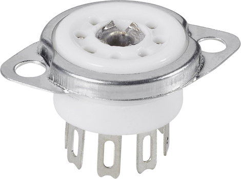 Kerámia szeptár elektroncső foglalat, pólusszám 7 2. kép