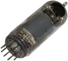 Elektroncső EF 80 = 6 BX 6, pólusszám 9, novál foglalat, Pentóda