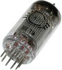 Elektroncső EF 86 = 6267 = 6 CF 8, pólusszám 9, novál foglalat, NF pentóda bélyegkép