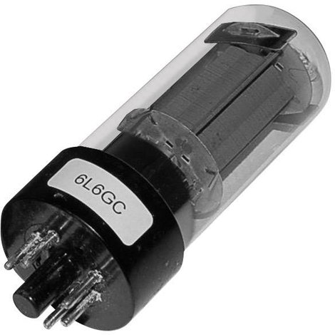 Elektroncső 6 L 6 GC, pólusszám 8, oktál foglalat, Végpentóda