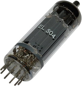 Elektroncső EL 504 = 6 GB 5 A, pólusszám 9, Magnoval foglalat, Végpentóda
