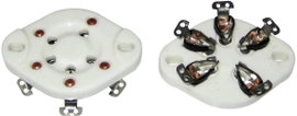 Kerámia elektroncső foglalat, pólusszám 5, UX-5 foglalat