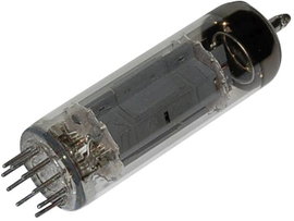 Elektroncső PL 84 = 15 CW 5, pólusszám 9, novál foglalat, Végpentóda