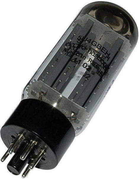 Elektroncső 5 U 4 GB, pólusszám 8, oktál foglalat, Kettős egyenirányító