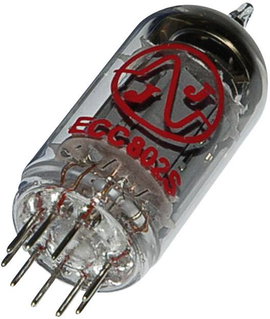 Elektroncső ECC 802 s = E 82 CC, pólusszám 9, novál foglalat, NF kettős trióda