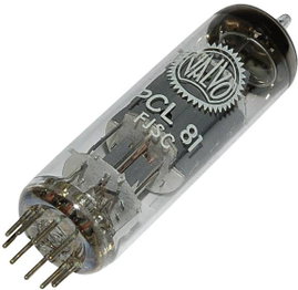 Elektroncső PCL 81, pólusszám 9, novál foglalat, Trióda végpentóda