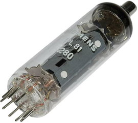 Elektroncső PL 81 = 21 A 6, pólusszám 9, novál foglalat, Végpentóda