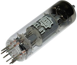Elektroncső UCL 81, pólusszám 9, novál foglalat