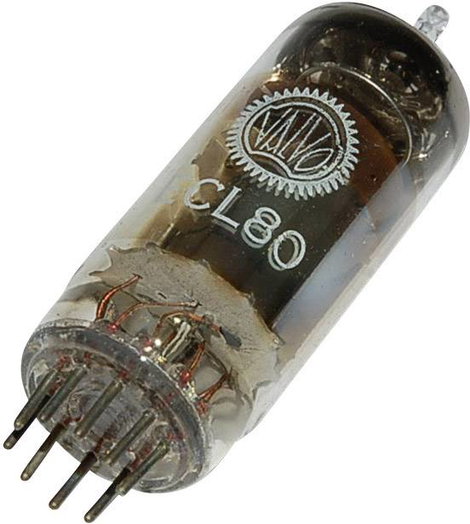 Elektroncső ECL 80, pólusszám 9, novál foglalat