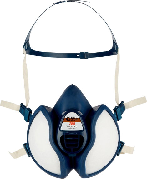 Légzésvédő félmaszk FFA2P3D, 3M 4255+