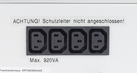 Orvosi leválasztó transzformátor 460 VA 4x 230 V/AC, Thalheimer ERT 230/230/2G 2. kép