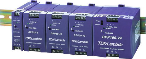DIN kalapsín tápegység 24 V/DC 4,2 A 100 W 1x, TDK-Lambda DPP-100-24 2. kép