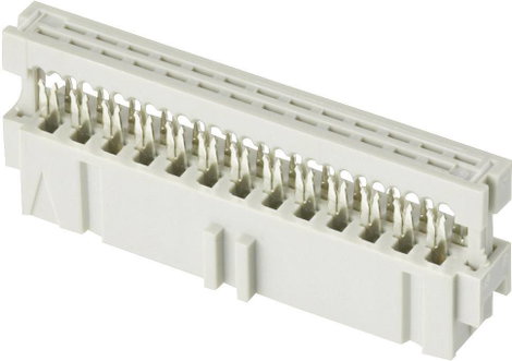 Sor csatlakozó RM 2,54 mm, pólusszám: 26 Latch Mark TE Connectivity