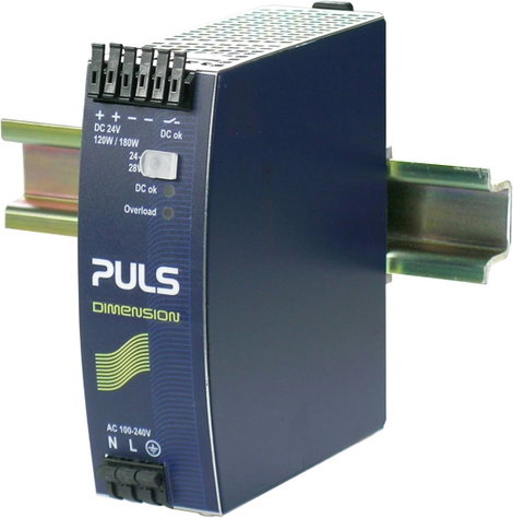 Kalapsín tápegység 1x 28 VDC 5 A 120 W, PULS DIMENSION QS5.241