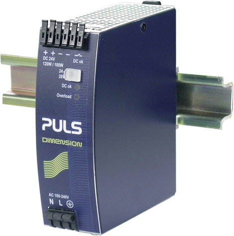 Kalapsín tápegység 1x 28 VDC 5 A 120 W, PULS DIMENSION QS5.241 2. kép