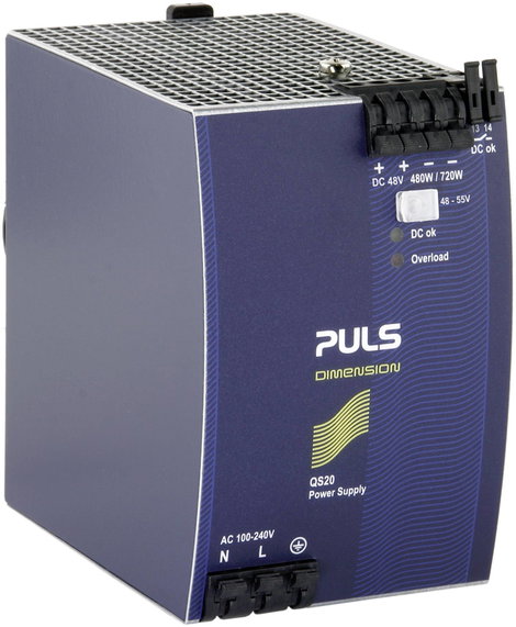 Kalapsín tápegység 48 V/DC 10 A 480 W 1x, PULS DIMENSION QS20.481 2. kép