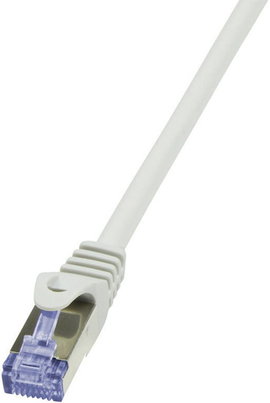 RJ45 Hálózati csatlakozókábel, CAT 6A S/FTP [1x RJ45 dugó - 1x RJ45 dugó] 0,5 m, fehér LogiLink