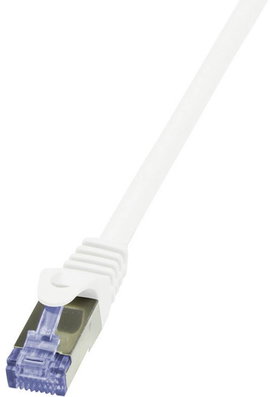 RJ45 Hálózati csatlakozókábel, CAT 6A S/FTP [1x RJ45 dugó - 1x RJ45 dugó] 2 m, fehér LogiLink