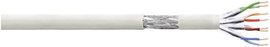 Patchkábel, Cat 6 S/FTP 4 x 2 AWG 27 Szürke 100 m LogiLink