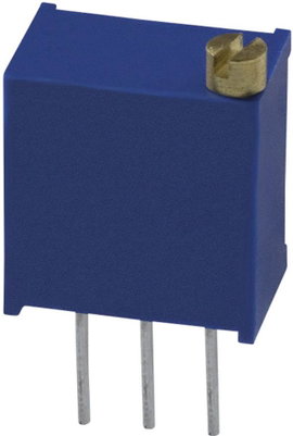 Trimmer potméter Bourns 3299W-1-103LF 10 kΩ zárt 0,5 W ± 10 %