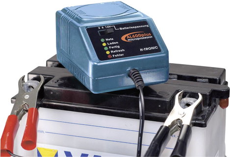 Zselés, savas, AGM ólomakku töltő 6V 12V 2V 0.6A, H-Tronic AL600 Plus 2. kép