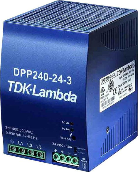 DIN kalapsínes tápegység DPP240-24-3
