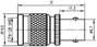 BNC adapter BNC aljzat - TNC dugó, Telegärtner, J01019B00001 db 2. bélyegkép