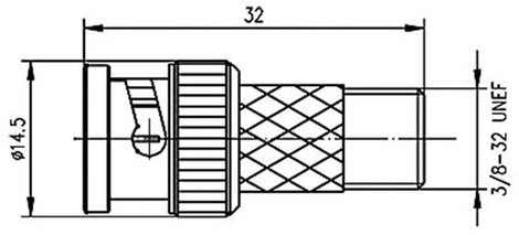 BNC adapter BNC dugó - , Telegärtner, J01008A00231 db 2. kép