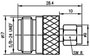 N adapter N alj - SMA dugó, Telegärtner, J01027B00161 db 2. bélyegkép