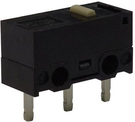 Mikrokapcsoló 125 V/AC 3 A 1 x BE/(BE) Zippy DF-03S-0P-Z Nyomó 1 db