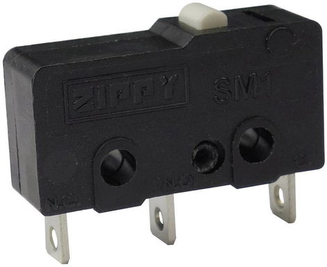 Mikrokapcsoló 250 V/AC 6 A 1 x BE/(BE) Zippy SM1-N6S-00A0-Z Nyomó 1 db