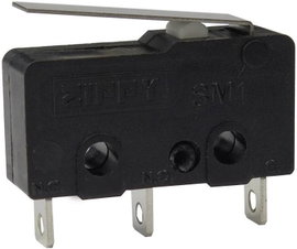 Mikrokapcsoló 250 V/AC 6 A 1 x BE/(BE) Zippy SM1-N6S-01A0-Z Nyomó 1 db
