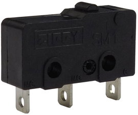 Mikrokapcsoló 250 V/AC 16 A 1 x BE/(BE) Zippy SM1-16H-00A0-Z Nyomó 1 db