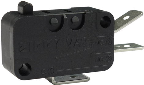 Mikrokapcsoló 250 V/AC 16 A 1 x BE/(BE) Zippy VA2-16S0-00C0-Z Nyomó 1 db