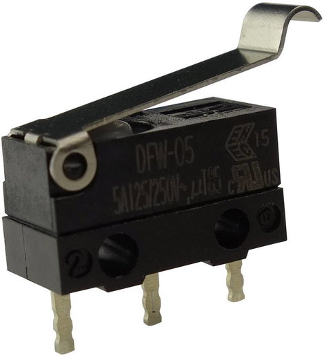 Mikrokapcsoló 250 V/AC 5 A 1 x BE/(BE) Zippy DFW-05S-B02P0E-Z IP67 Nyomó 1 db