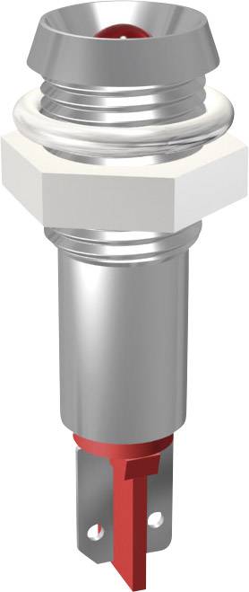 LED jelzőlámpa zöld 6 MM