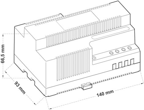 Kalapsín tápegység 24 V/AC 3,12 A 75 W, Comatec TBD207524F 2. kép