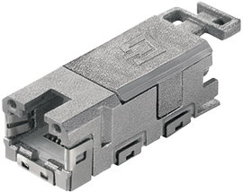 STX V1 RJ45 modulbetét Cat.6A alj, egyenes Pólus: 8P8C Telegärtner J80029A0000