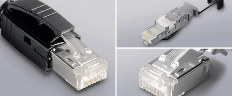 STX Törésgátló RJ45 dugóhoz STX fekete Telegärtner Tartalom: 1 db 2. kép