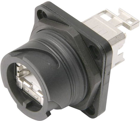 STX V1 RJ45 dugókészlet műanyag változat 1 vázalj, beépíthető Pólus: 8P8C STX V1 fekete Telegärtner