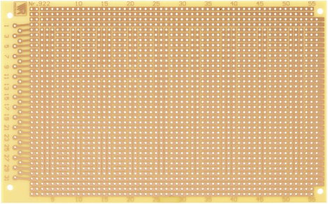 Rademacher WR-Typ 922 Kísérletező panel Keménypapír (H x Sz) 160 mm x 100 mm 35 µm Raszterméret 2.54
