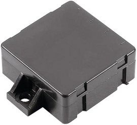 Kis modul ház 45x45x18 mm fekete