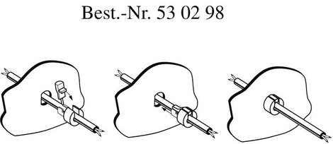 Kábelátvezető 3,0X5,6 mm 132-7670-001 2. kép