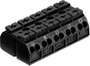 Szigetelt sorkapocsblokk 5 pólusú, 0,5 - 4 mm² 32A, fekete, WAGO 862-1505 bélyegkép