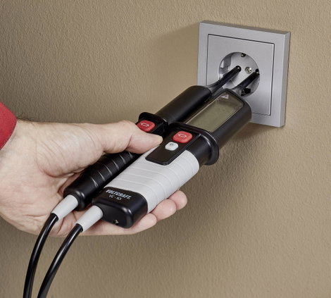 Kétpólusú feszültségvizsgáló, LED-es és háttérvilágításos LCD kijelzővel 12 - 690V AC/DC Voltcraft V 4. kép